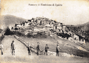 cartolina vecchia Monteleone di Spoleto